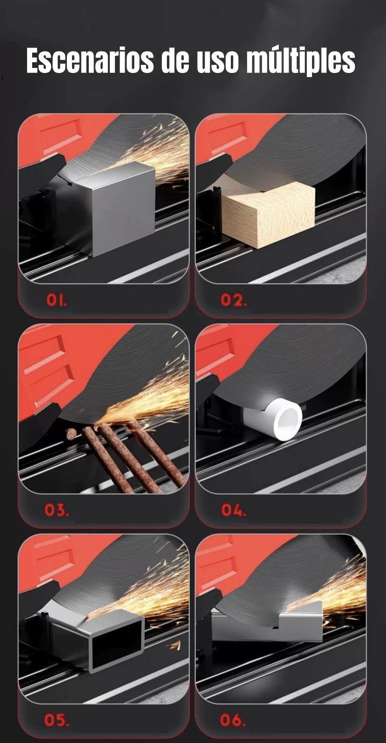 Tronzadora Industrial 14? 2200W 3800RPM Con Disco G02 Gris