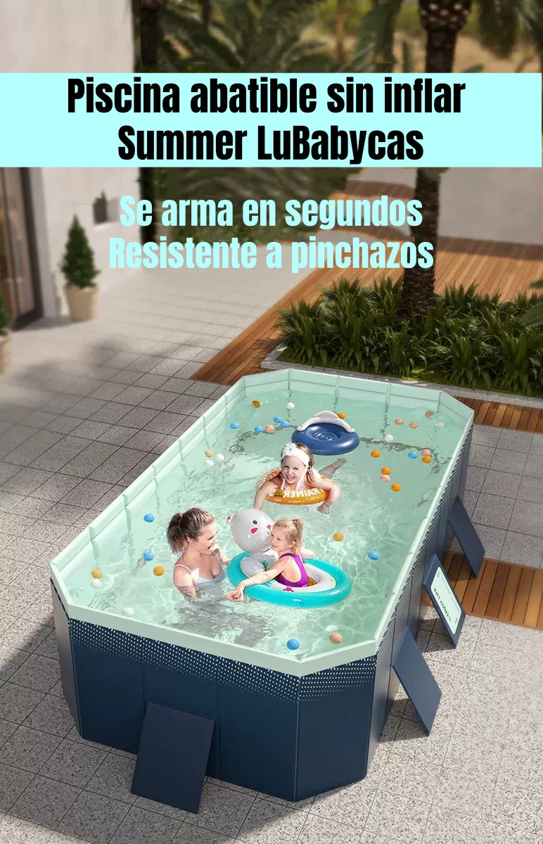 Piscina Estructural Plegable 400cm Niños Summer LuBabycas