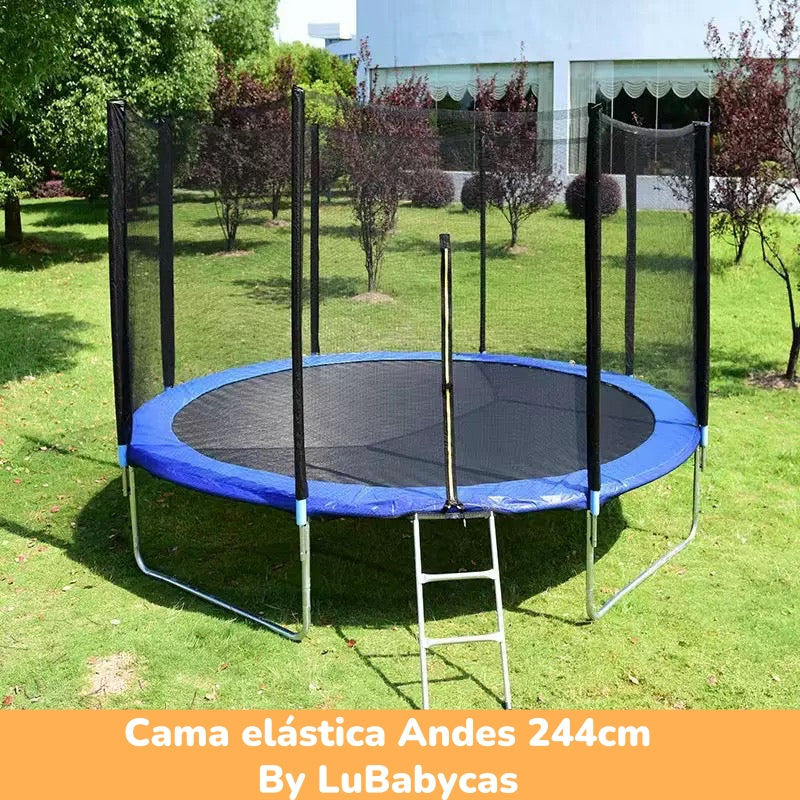 Cama Elástica Trampoline 244cm Escalera Andes By LuBabycas
