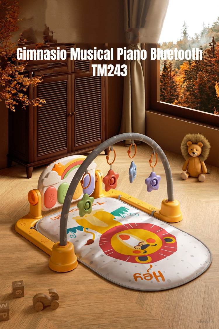 Gimnasio Musical Piano Con Bluetooth 3 En 1 TM243 LuBabycas