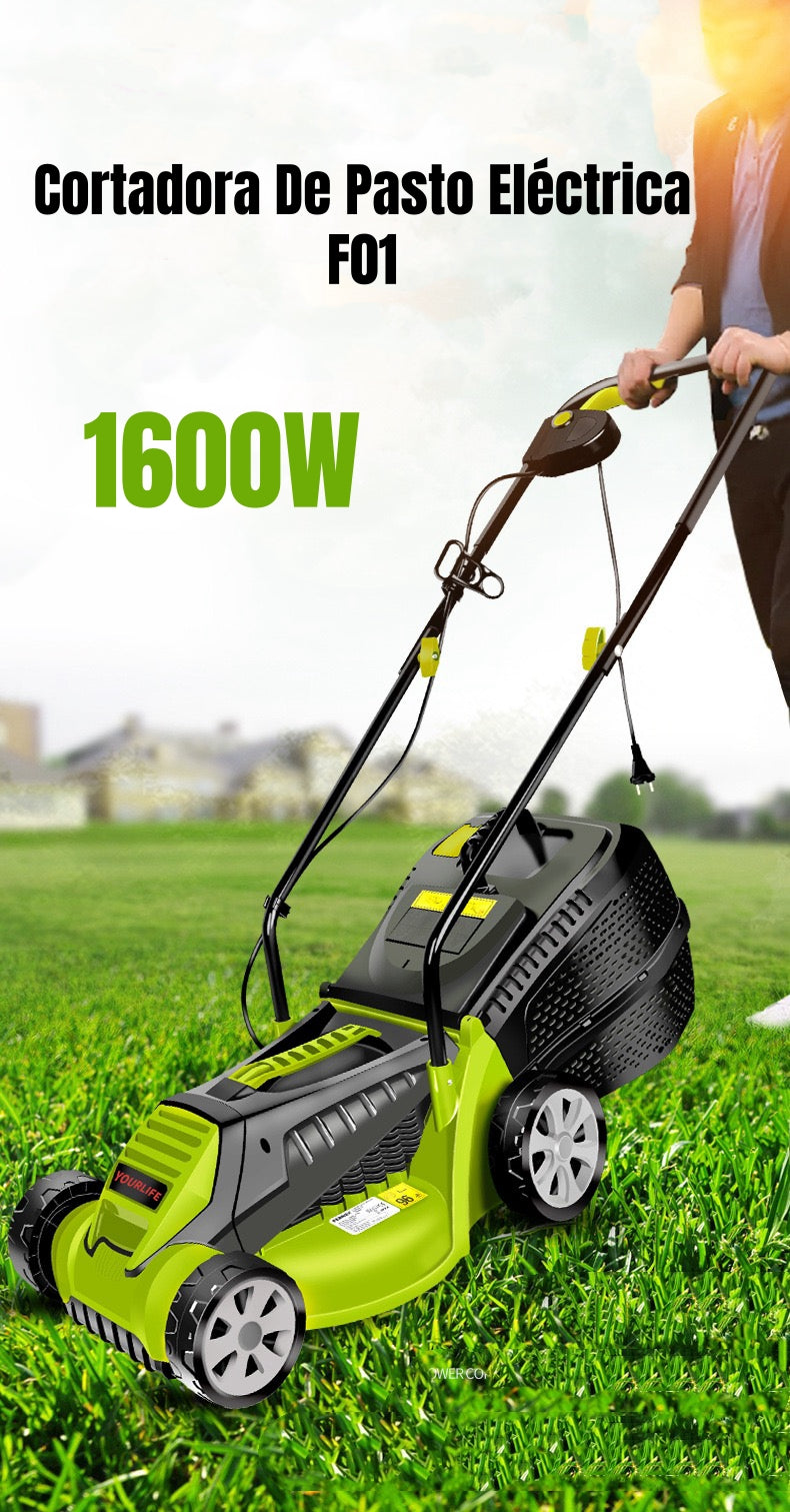 Cortadora De Pasto Eléctrica 1600W 3600RPM F01