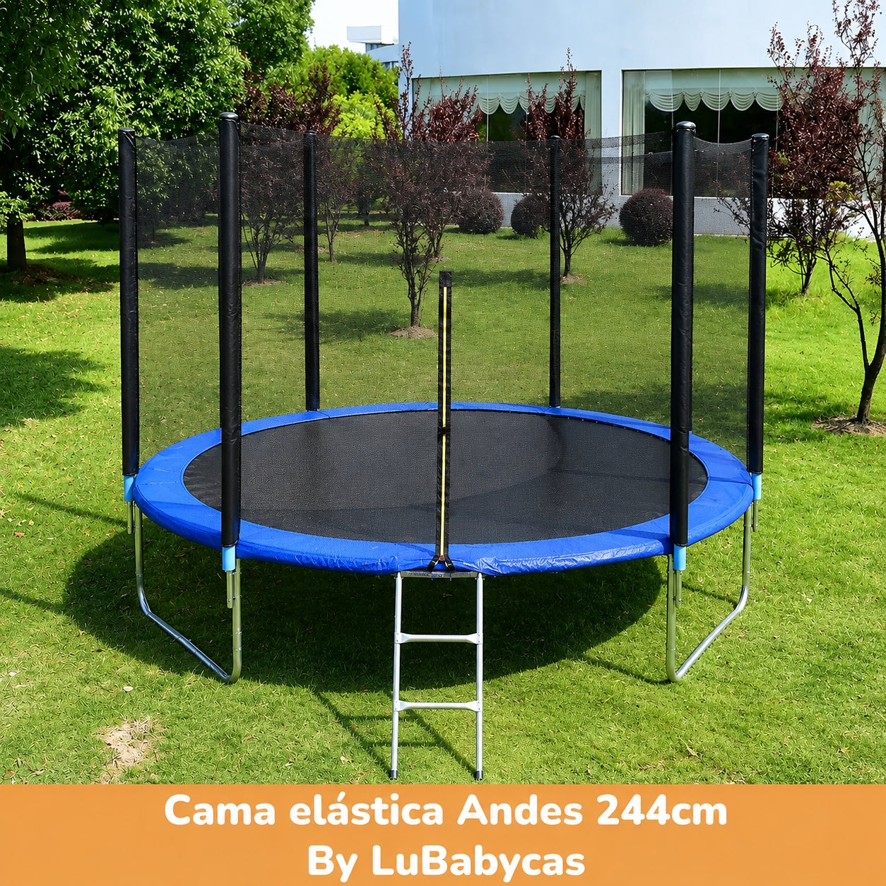 Cama Elástica Trampoline 244cm Escalera Andes By LuBabycas