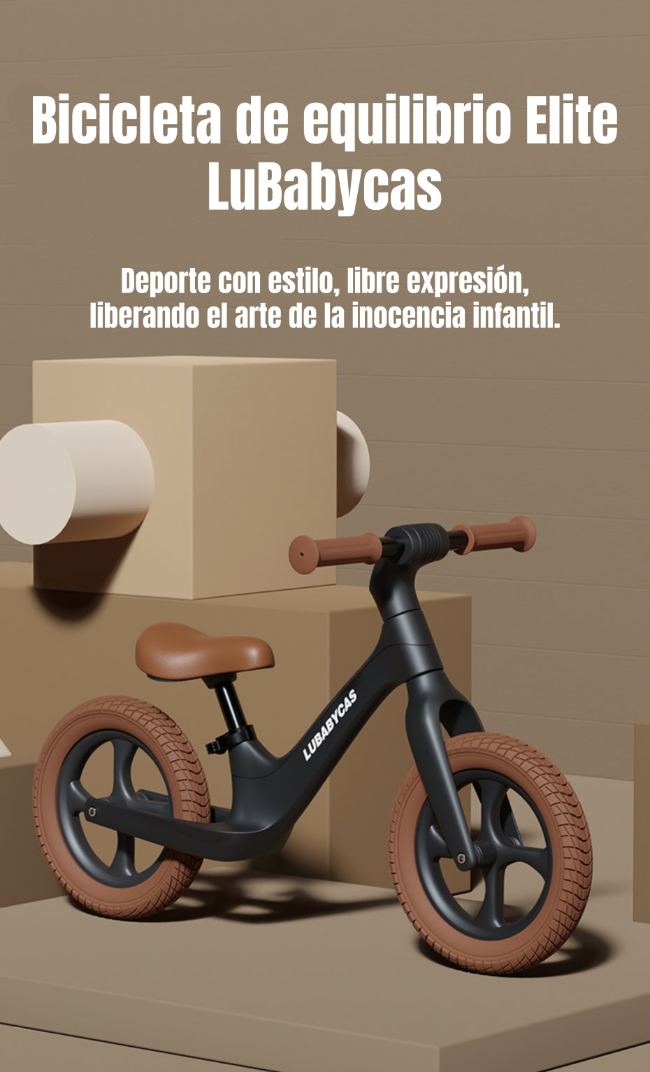 Bicicleta De Equilibrio 2-7 Años Aro 12 Elite LuBabycas