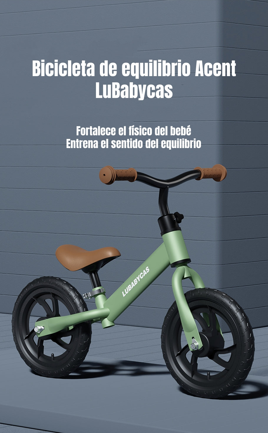 Bicicleta De Equilibrio 2-6 Años Aro 12 Acent LuBabycas
