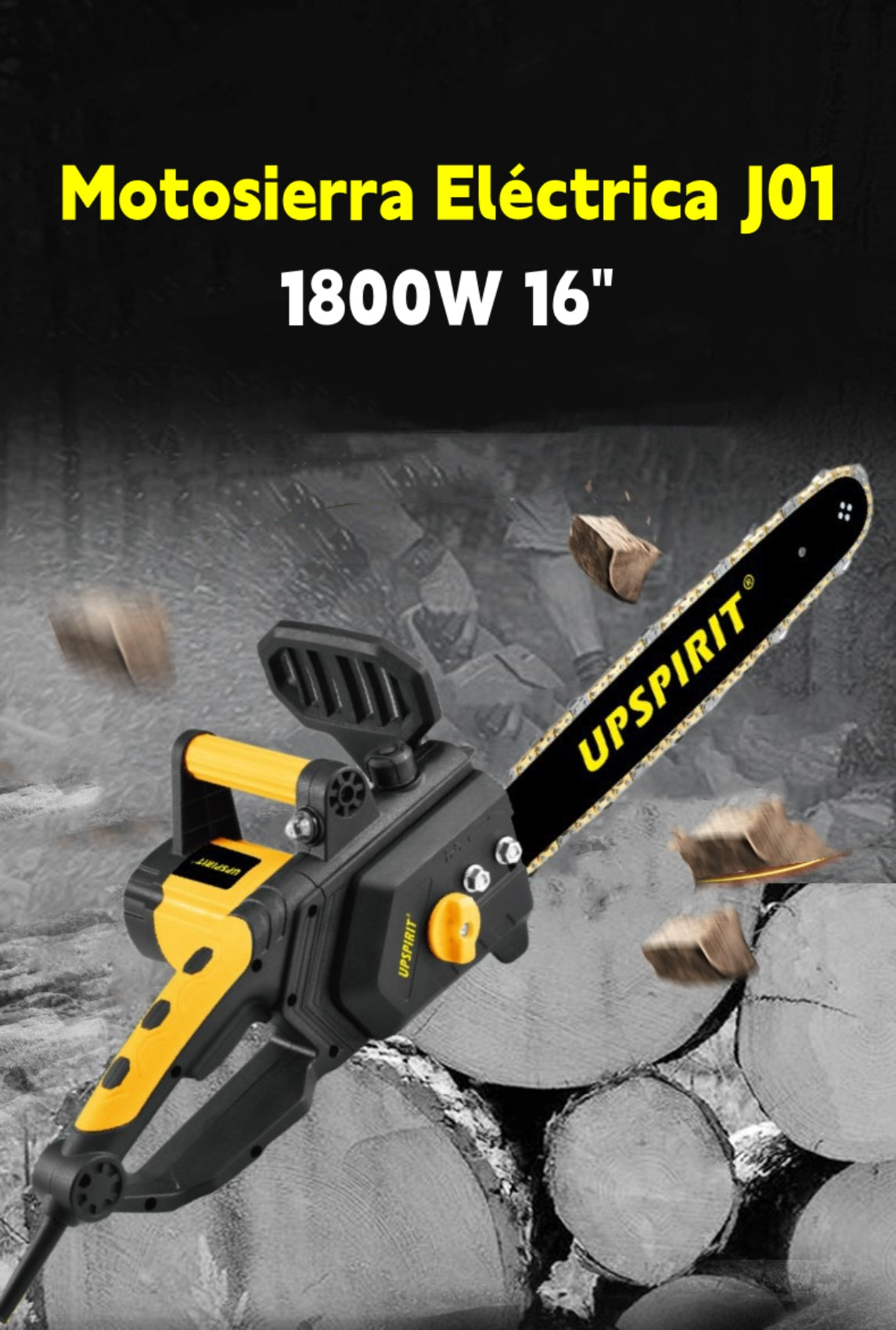 Motosierra Eléctrica 16" 1800W 800RPM J01