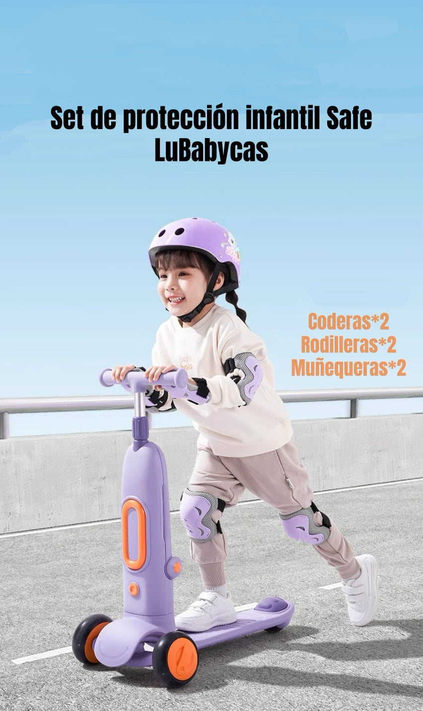 Set Protección Infantil 6 PCS Coderas Rodilleras Muñequeras