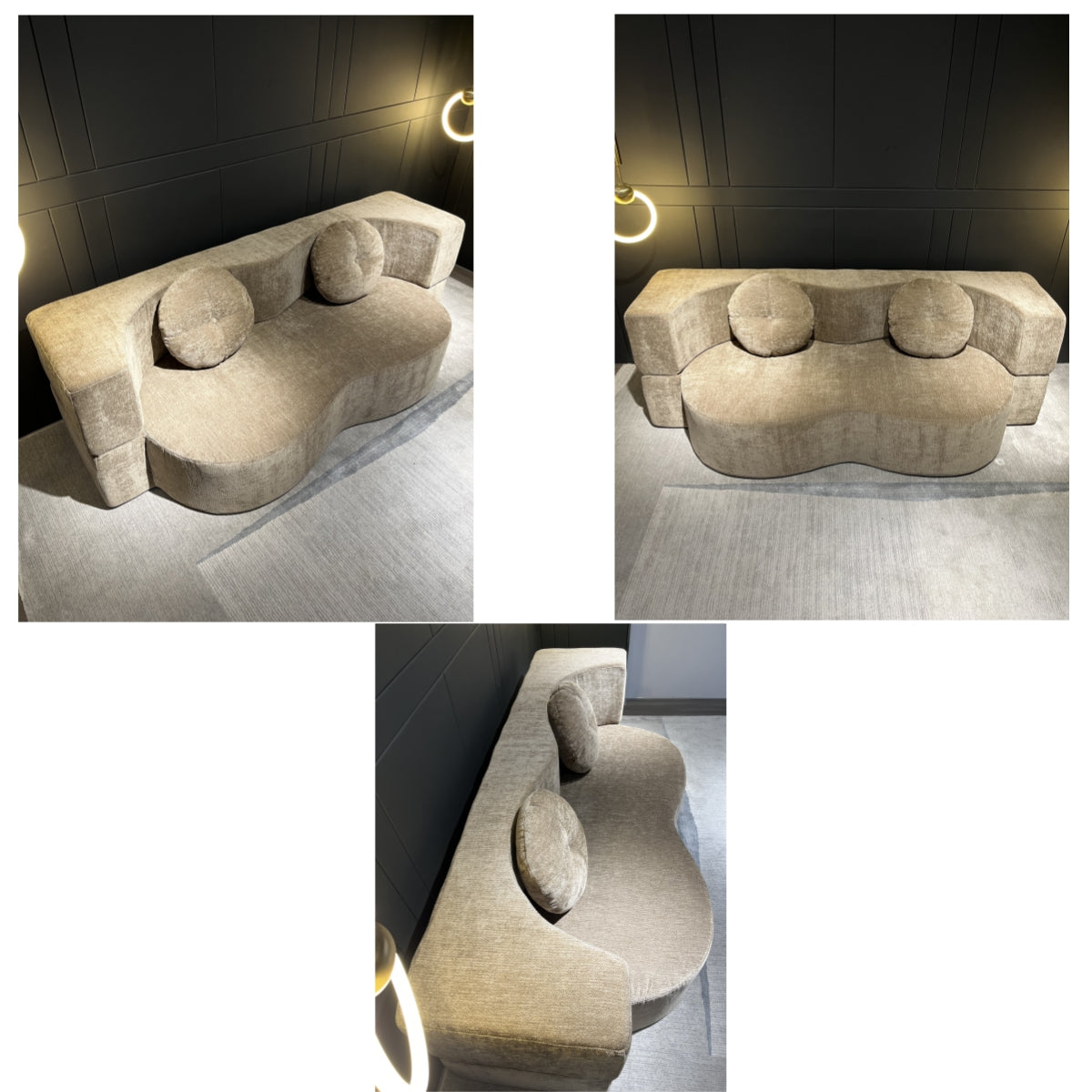 Sillon Sofa Cama Comprimido Combinable 200cm K25 Café