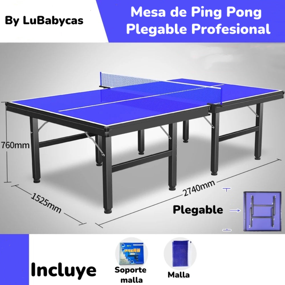 Mesa De Ping Pong Profesional Plegable 274CM By LuBabycas