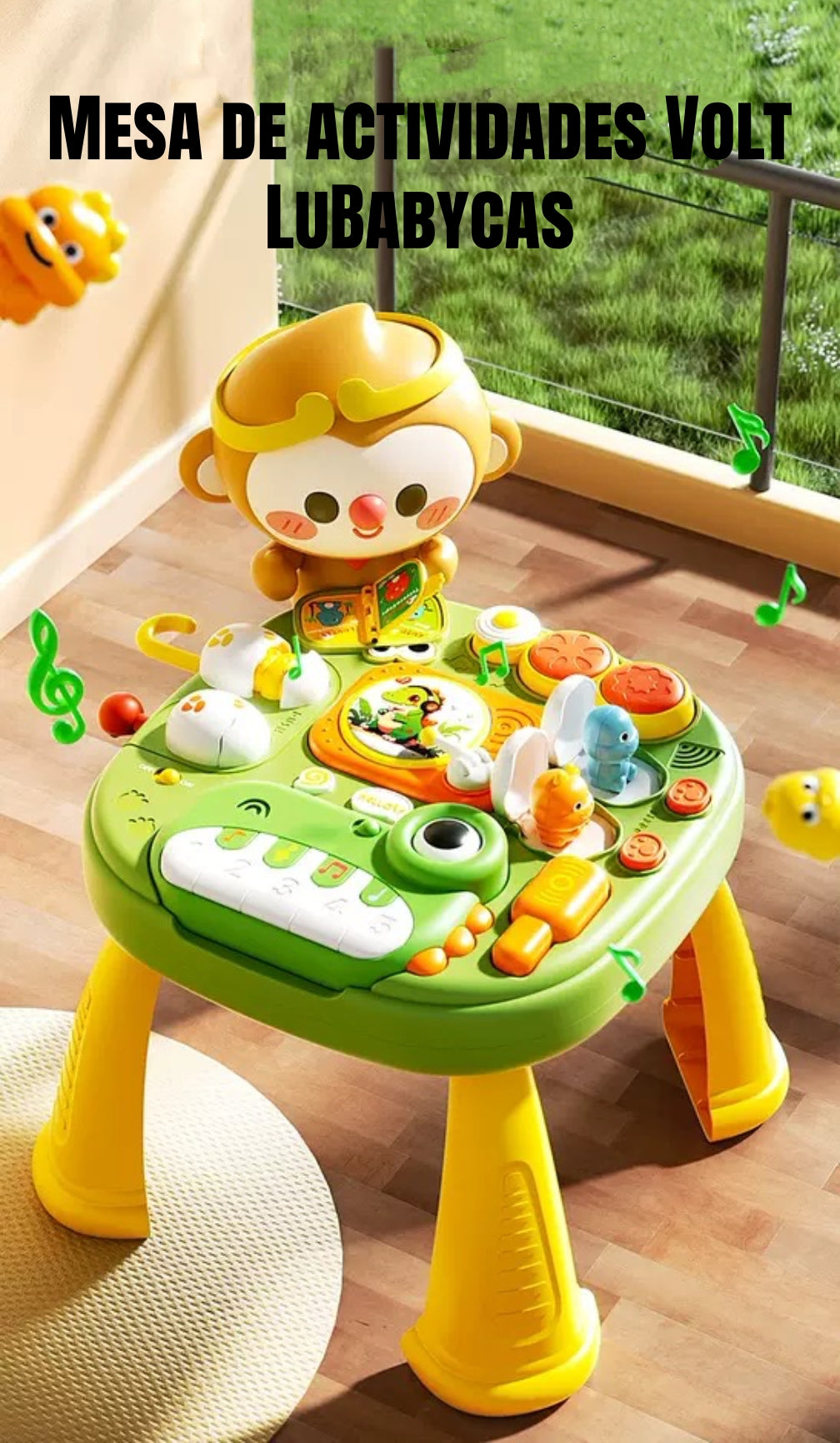 Juguete Mesa De Actividades Musical Con Luces Volt LuBabycas