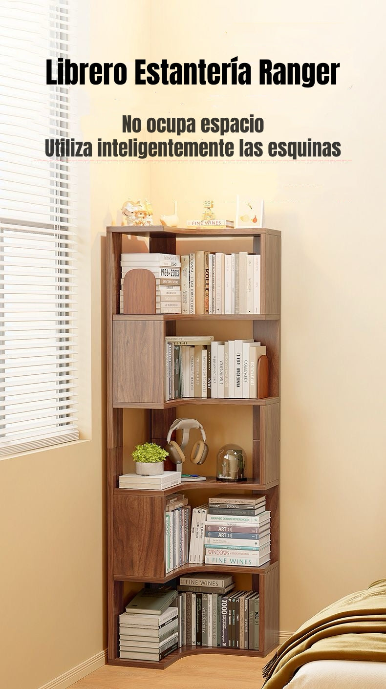 Biblioteca Librero Estantería Blanco 5 Niveles 170cm Ranger