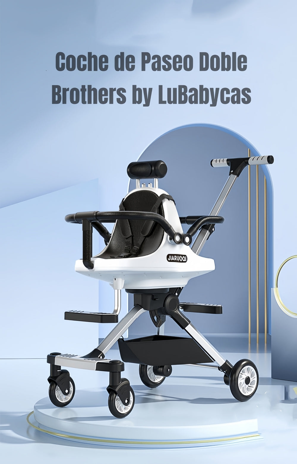 Coche Doble Brother LuBabycas