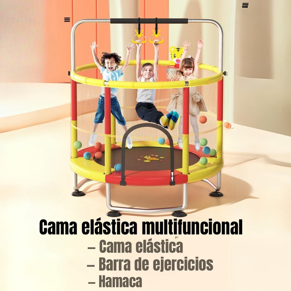 Cama Elástica Trampoline 150cm Más Juegos LuBabycas