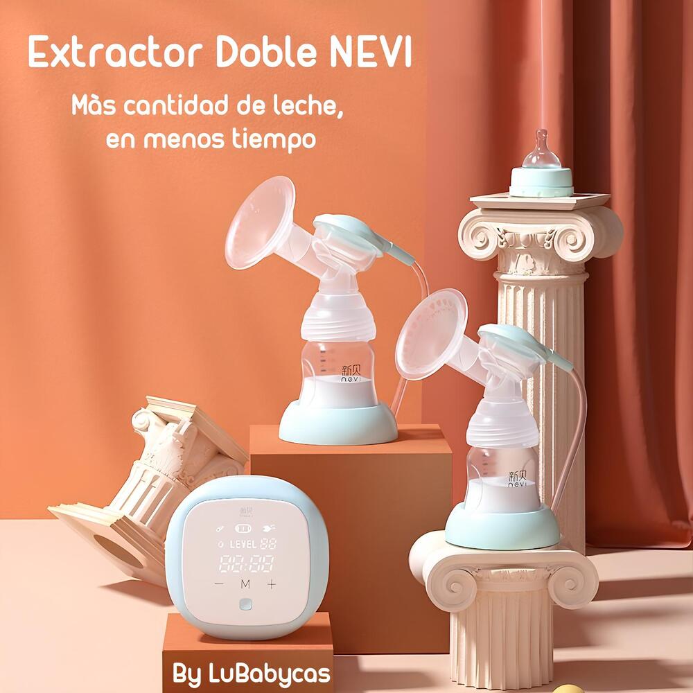 Extractor De Leche Doble Inalambrico Nevi By Lubabycas