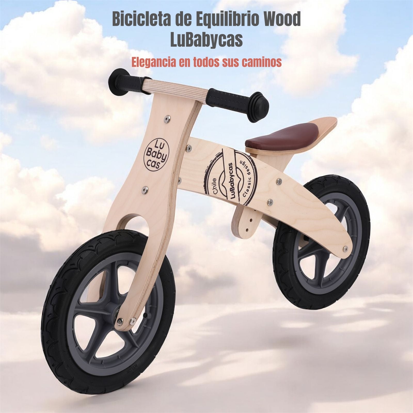 Bicicleta de Equilibrio Madera Wood LuBabycas