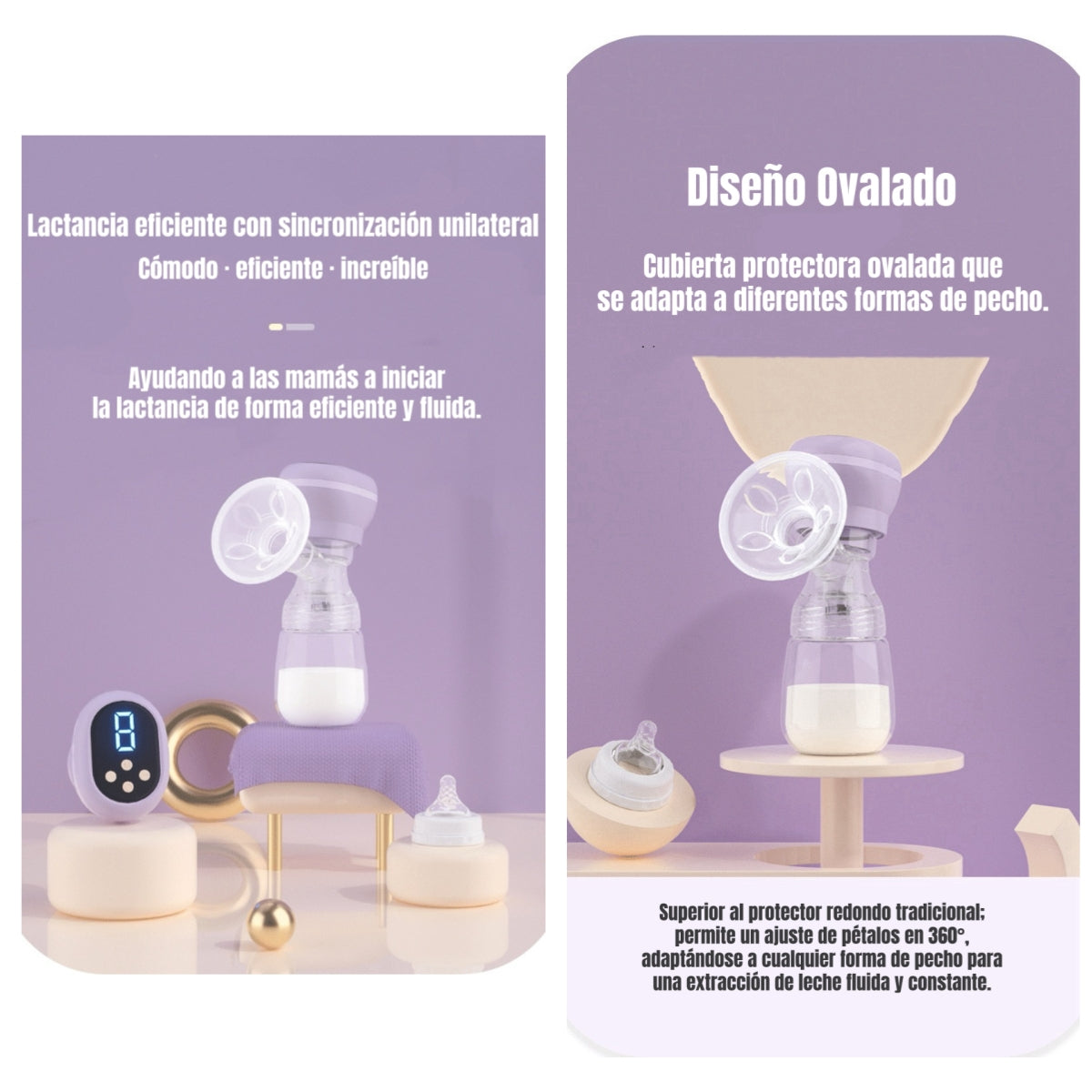 Extractor De Leche Eléctrico 10 Bolsas RH289 Verde LuBabycas