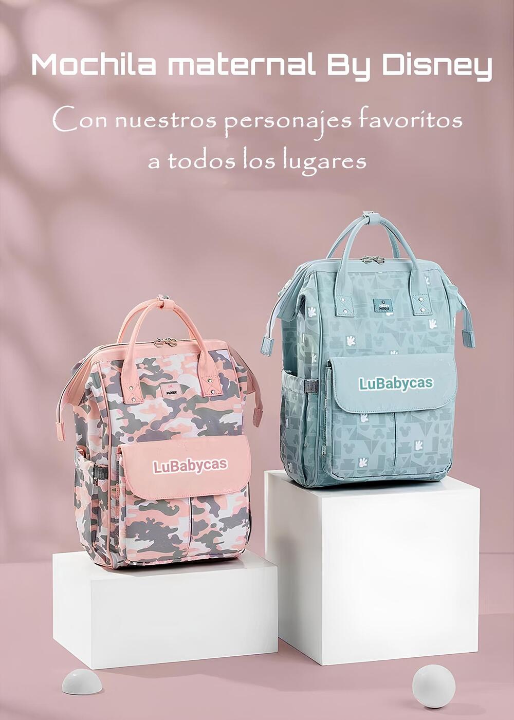 Mochila Maternal Premium Impermeable LuBabycas