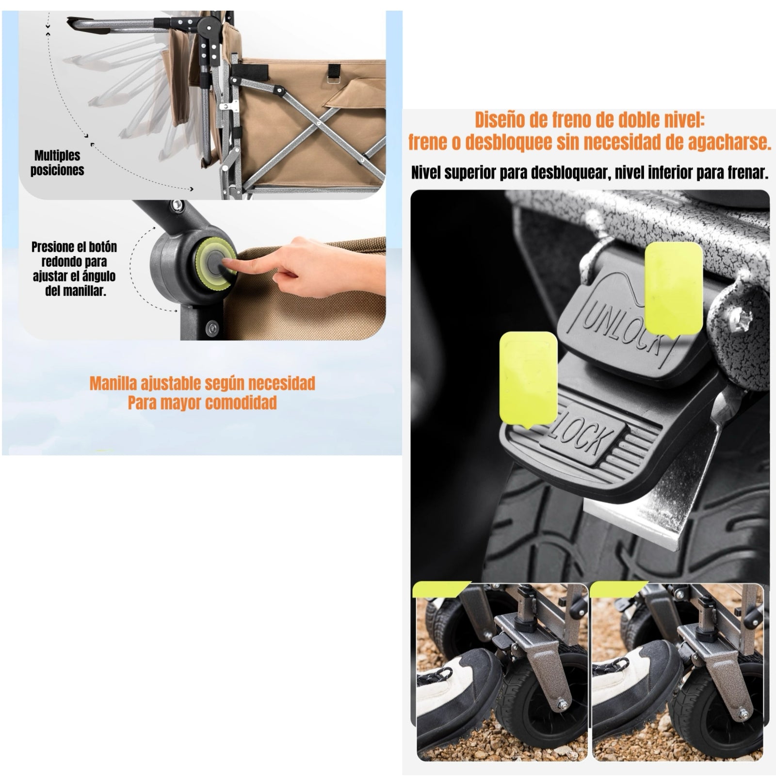 Carro Camping Expandible Con Mesa Multifuncional Mule