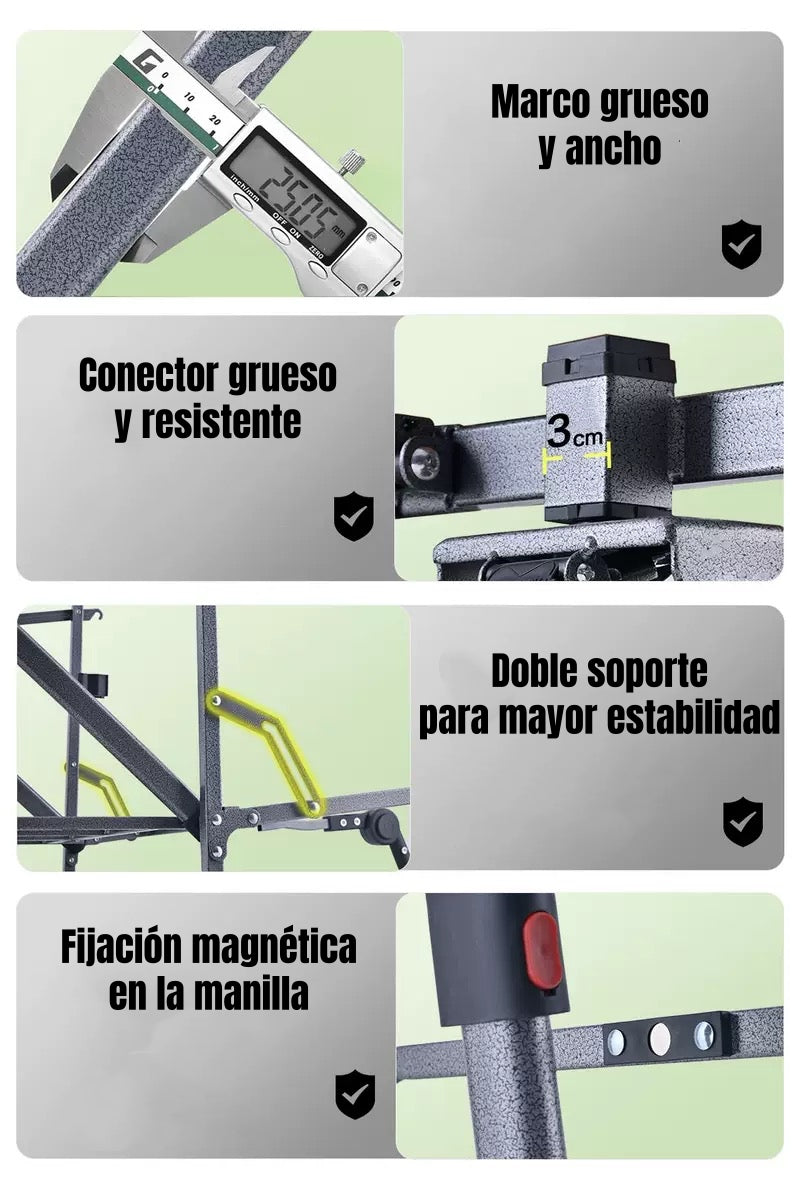 Carro Camping Expandible Multifuncional Doble Manilla Meteor