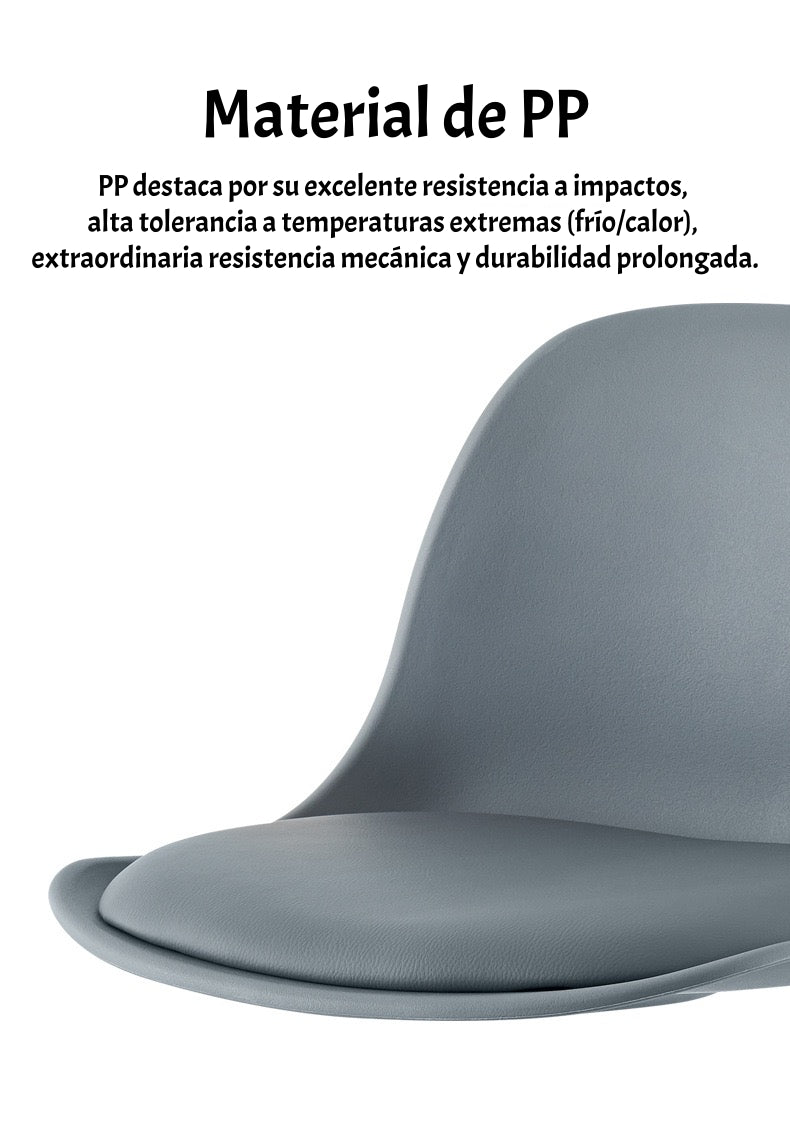 Pack 2 Sillas Piso Bar Negras Altura Regulable Con Respaldo