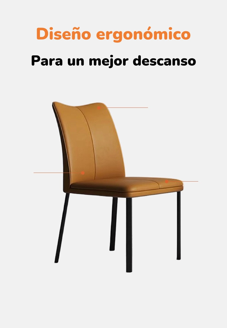 Pack 2 Sillas De Comedor Gris Seek By LuBabycas