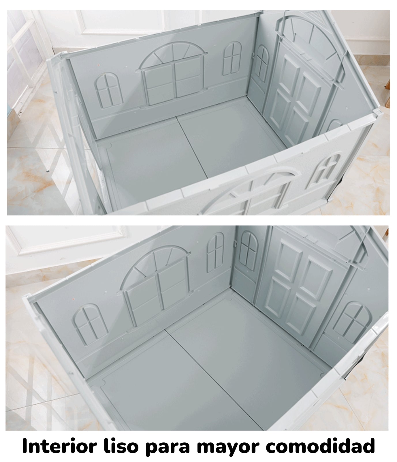 Casa De Perro Mascota Exterior Grande 98cm Roja By LuBabycas