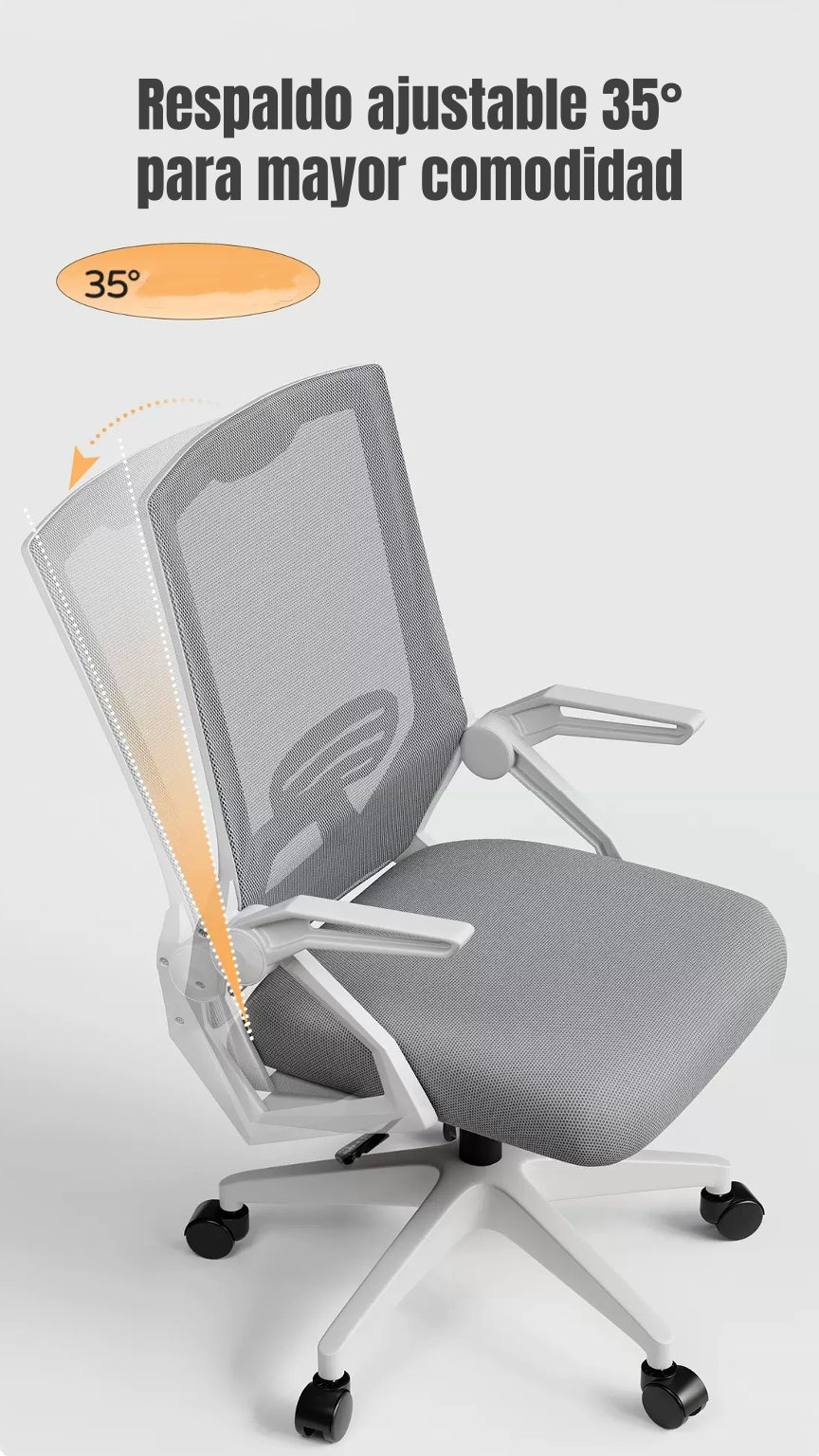 Silla Escritorio Oficina Reposacabezas Reclinable Exo Negra