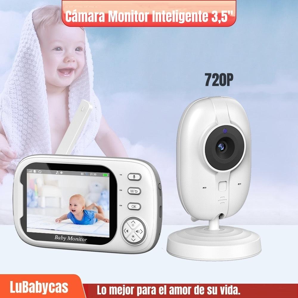 Cámara Monitor Inteligente 720P Pantalla 3.5″ ABM600 LuBabycas