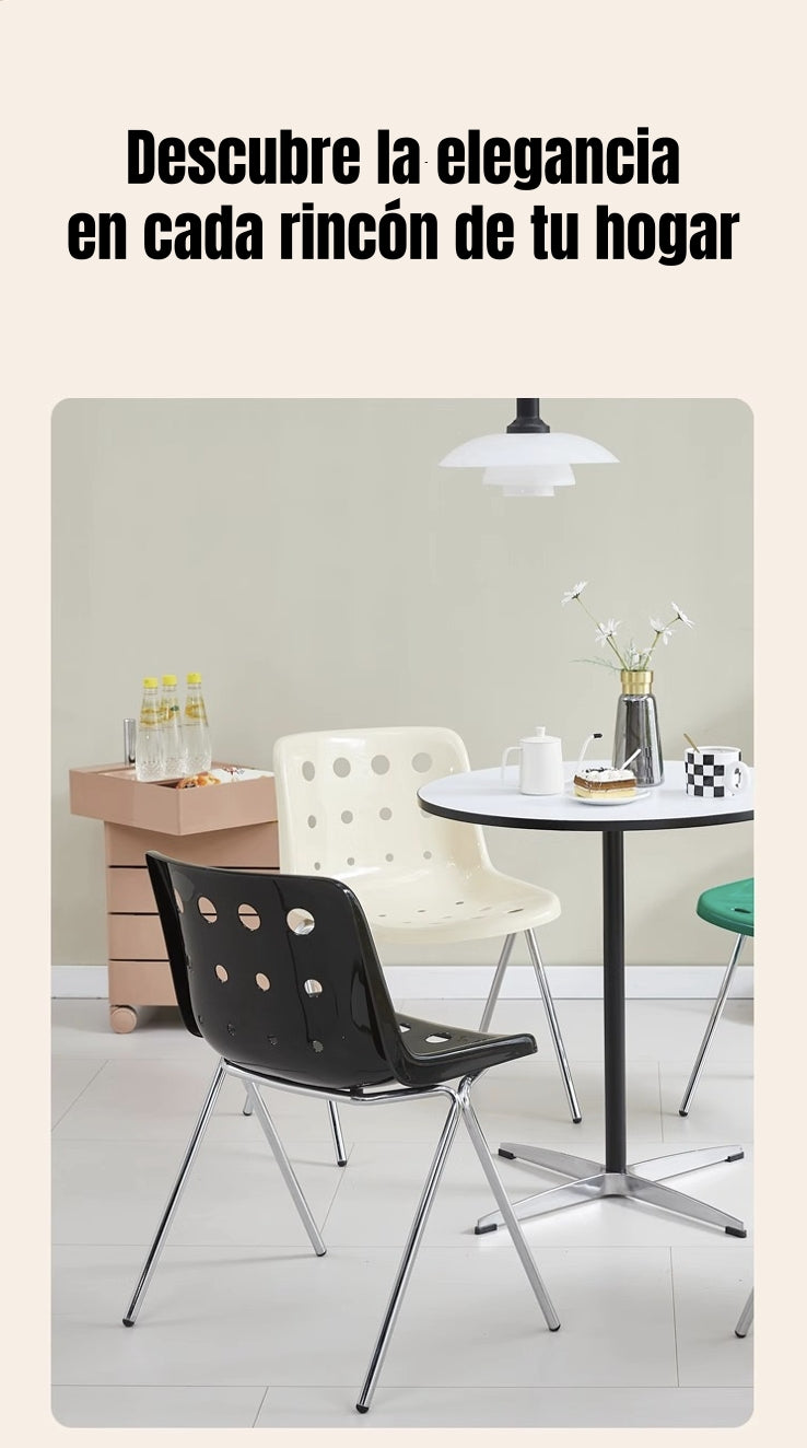 Set 4 Sillas De Comedor PP Swiss Crema By LuBabycas