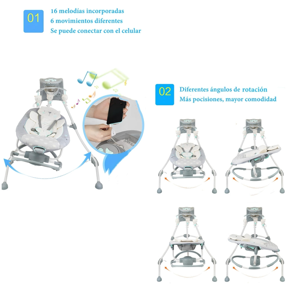 Columpio Mecedora Multifuncional Órbita Ingenuity LuBabycas