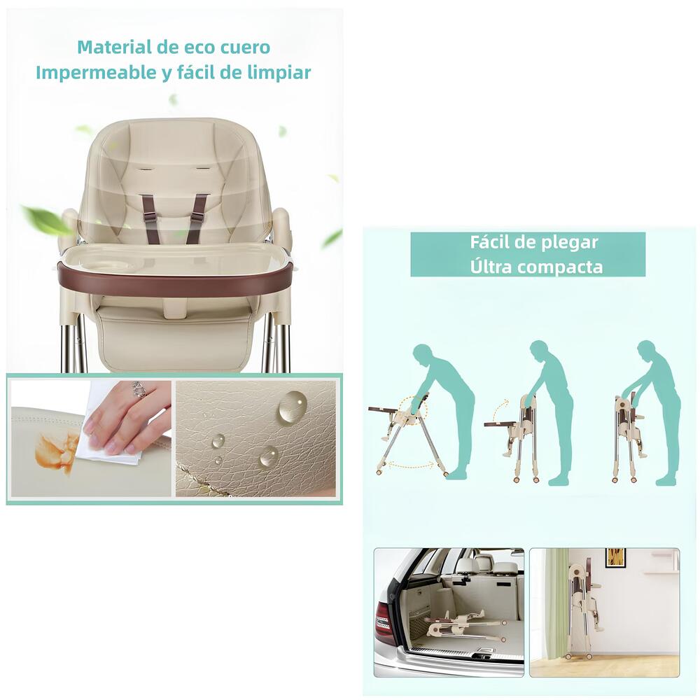 Silla De Comer Evolución Plegable LuBabycas