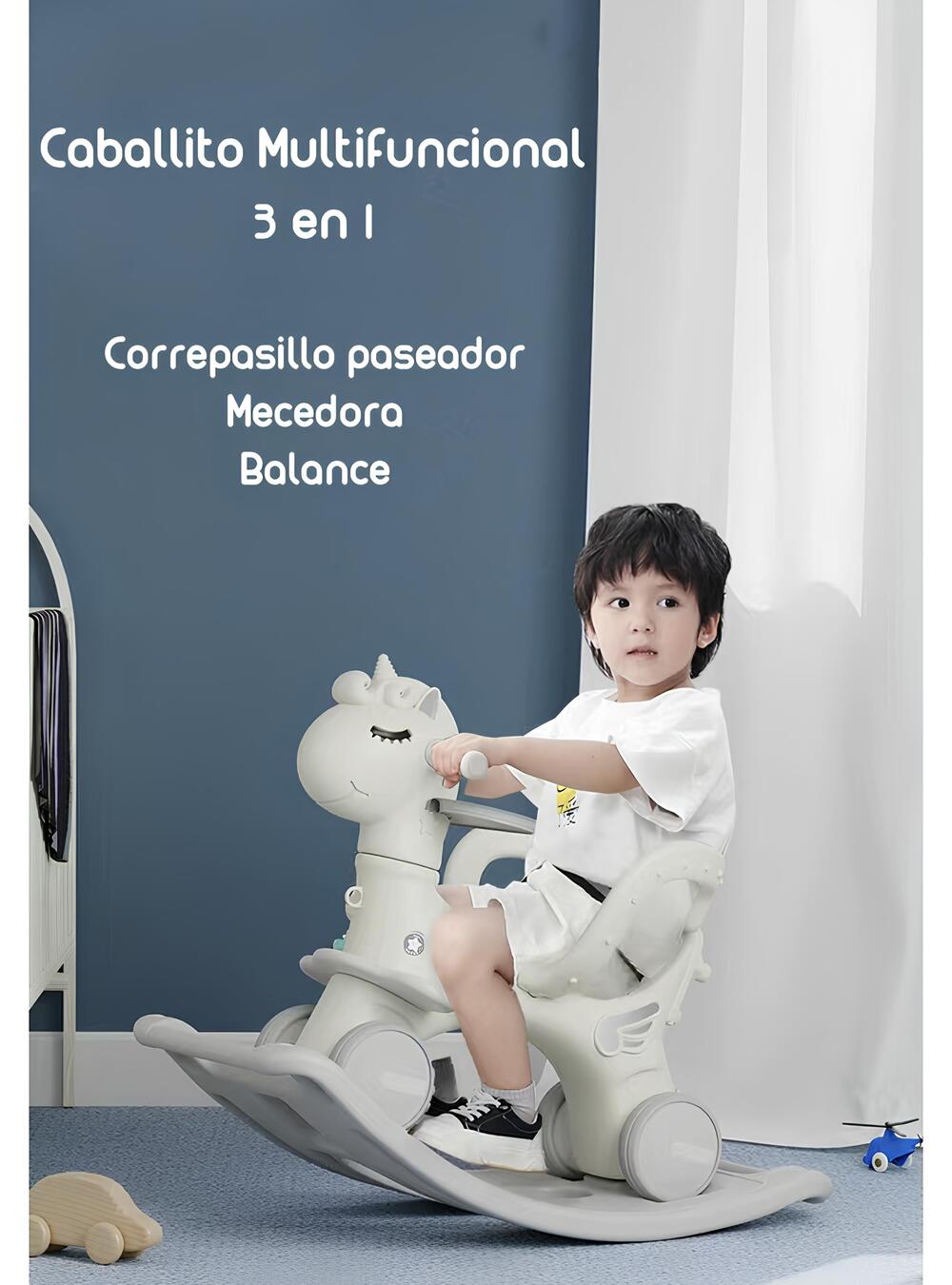 Correpasillo Mecedora Balance 3 En 1 LuBabycas