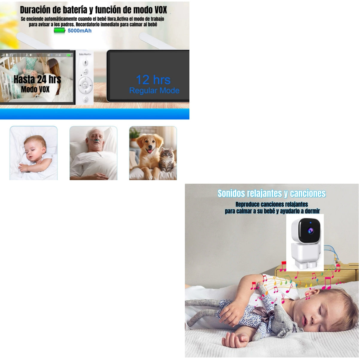 Cámara Monitor Con APP 5″ 1920x1080P ABM720S