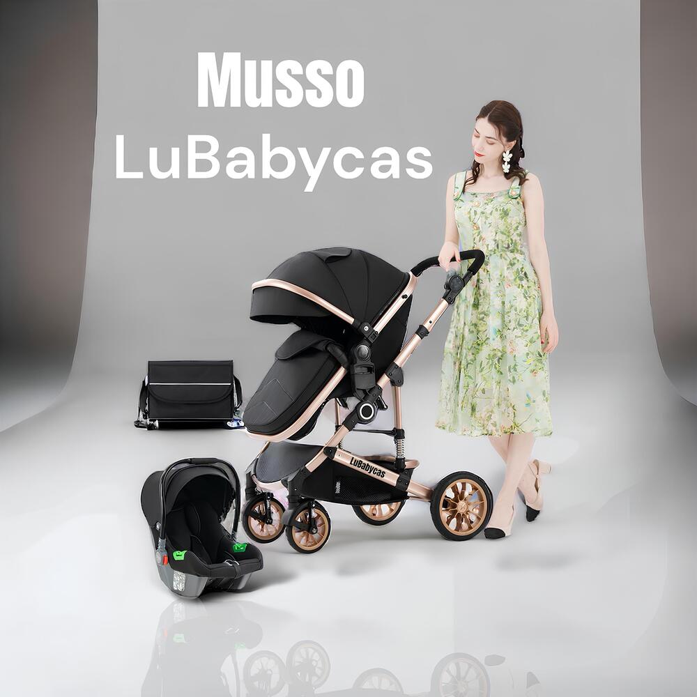 Coche Cuna Con Silla Nido Y Accesorios Musso LuBabycas