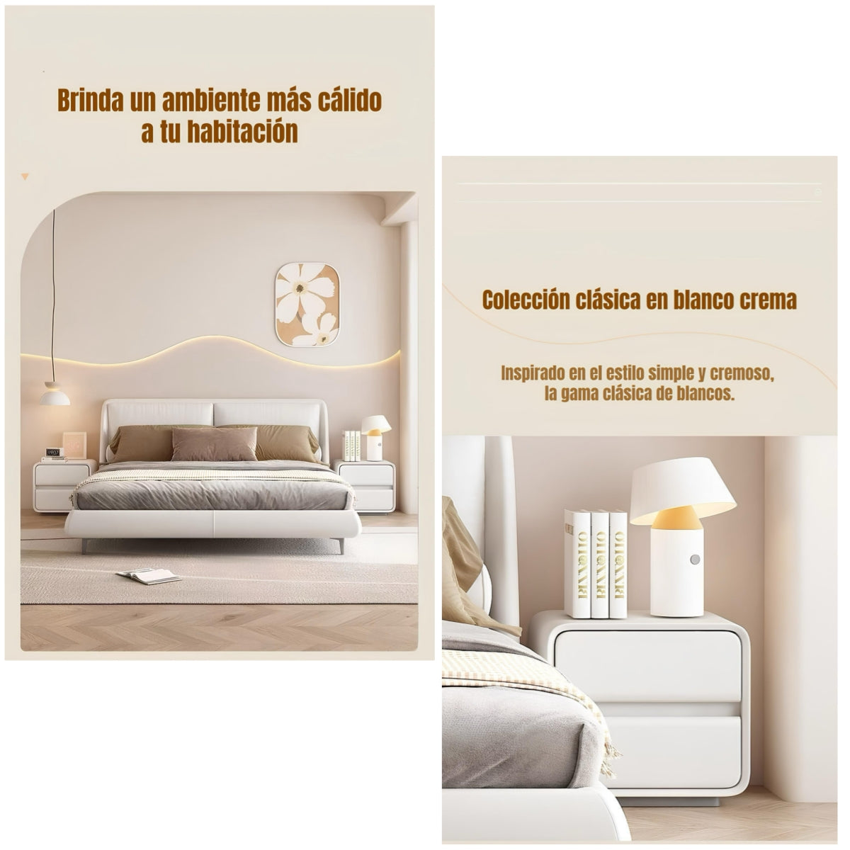 Velador Armado Cuero Sintético Manilla Invisible Model 4