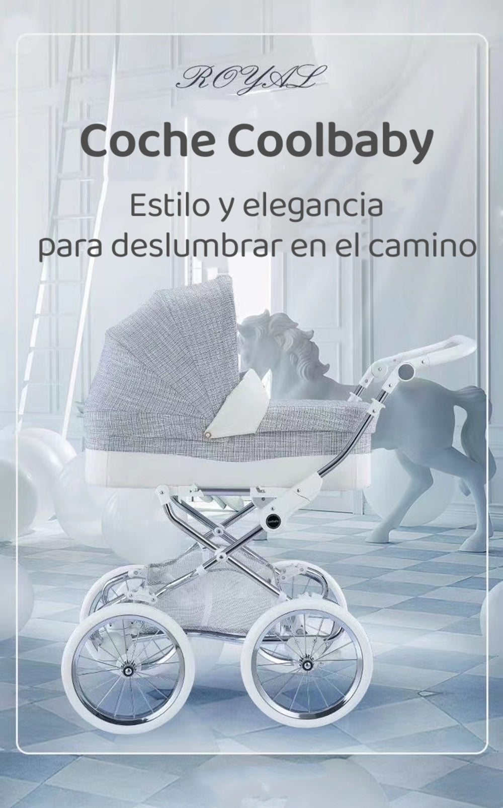 Coche Cuna Y De Paseo 2 Piezas Coolbaby LuBabycas