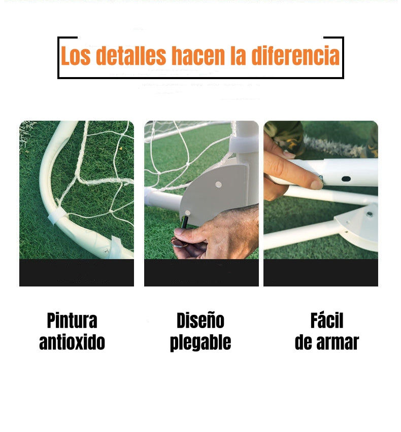 Arco De Fútbol 183x91cm Con Bolso De Transporte LuBabycas