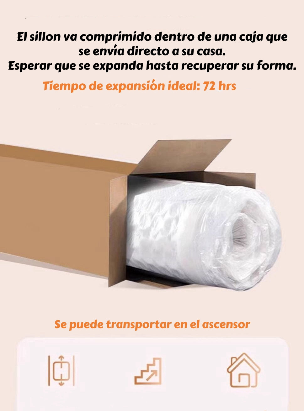 Sillon Sofa Cama Comprimido Combinable 203cm K17 Verde