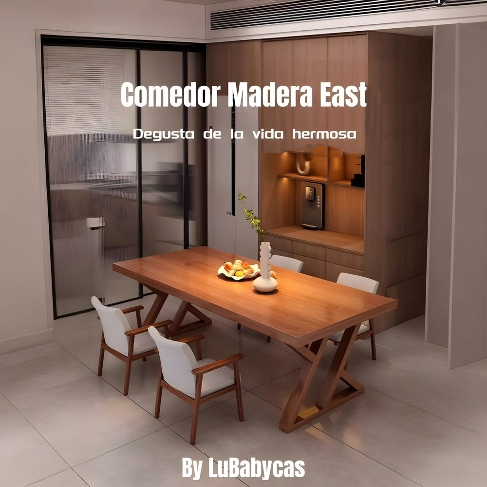 Comedor de Madera East 140/160cm By LuBabycas