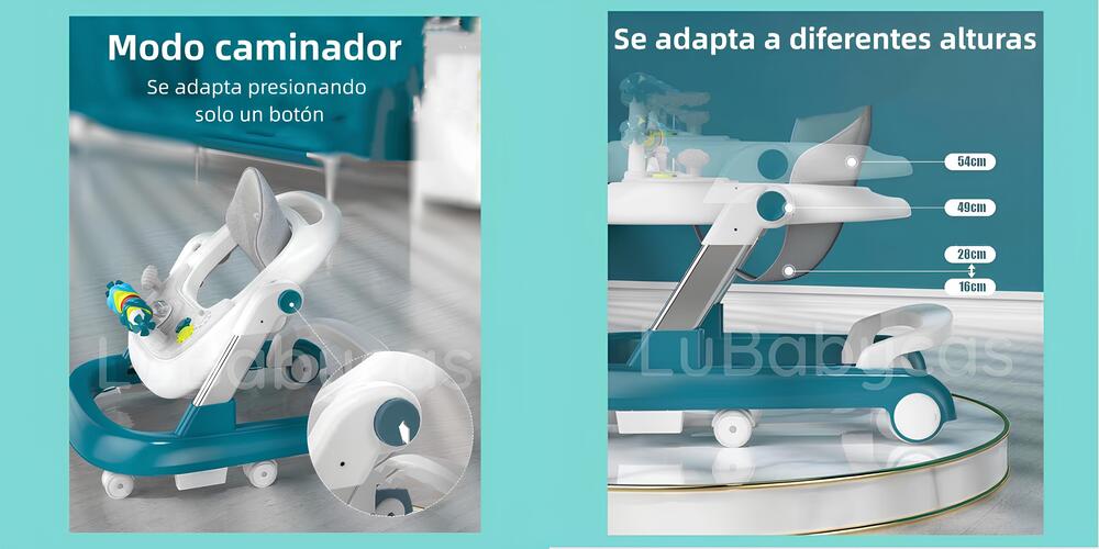 Andador Caminador Innova 4 En 1 LuBabycas