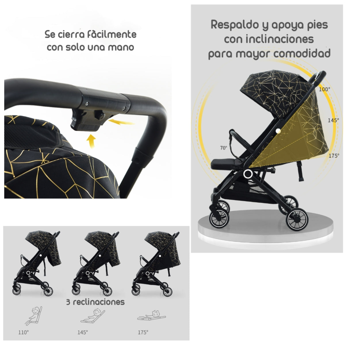 Coche De Paseo Últra Compacto Go Travel LuBabycas