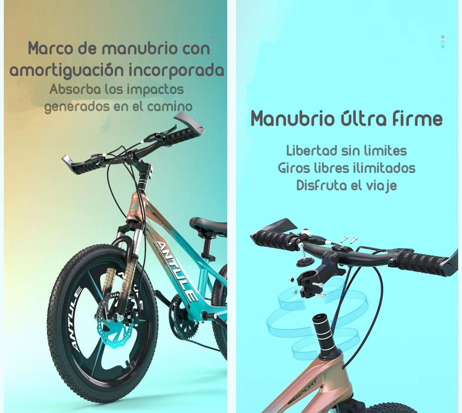 Bicicleta Infantil Antule Aro 18/20/22 LuBabycas