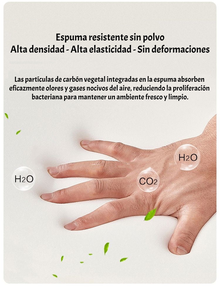 Sofá Comprimido Tela De Pana 200x90cm K30 Azul