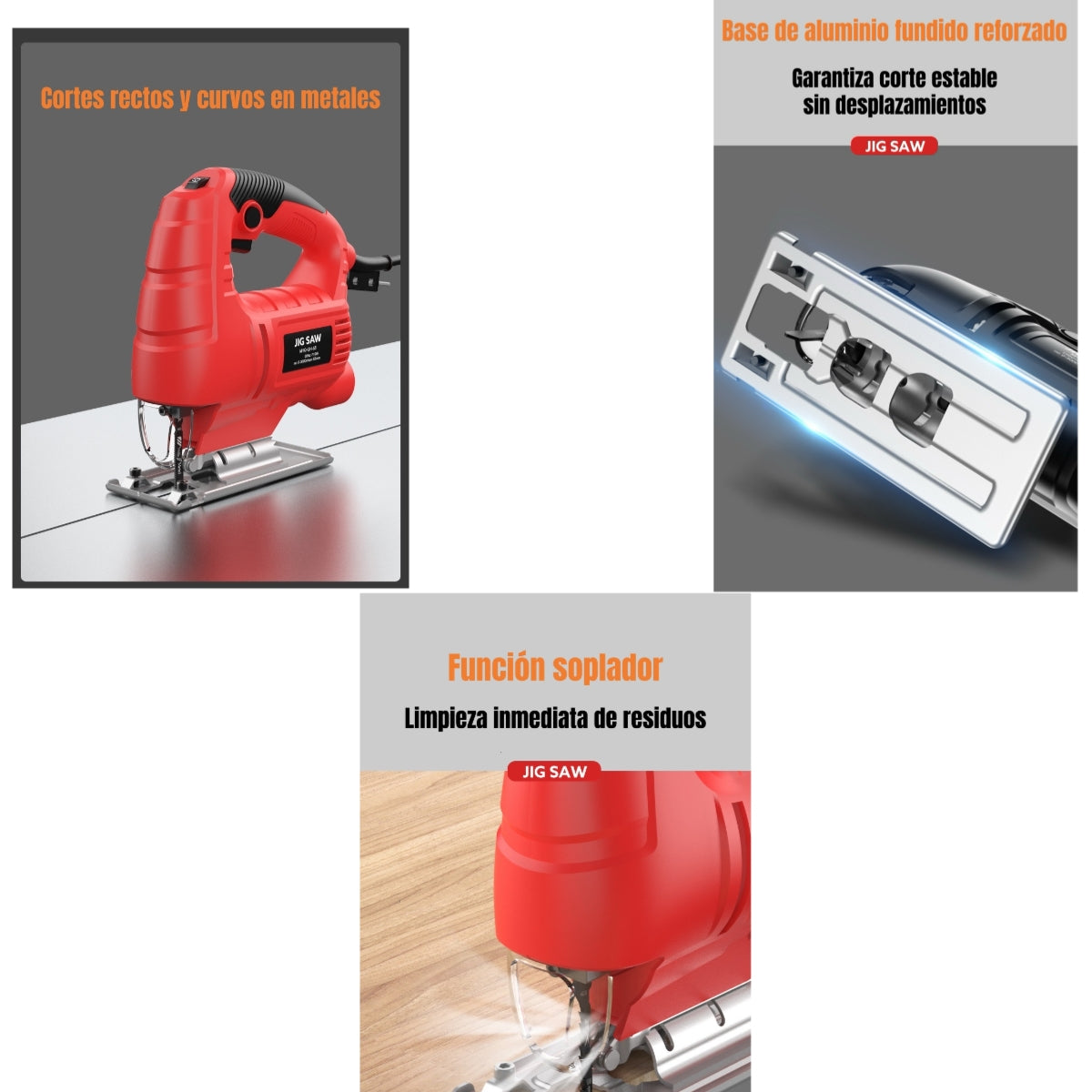 Sierra Caladora 710w 3000rpm 10 Hojas Sierra G03