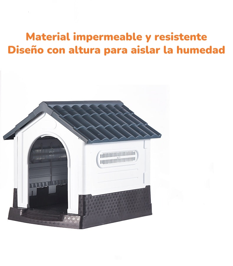 Casa De Perro Exterior Extra Grande 105cm Azul 452 LuBabycas