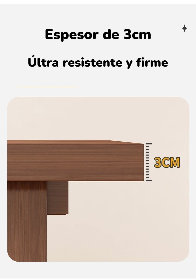 Comedor De Madera West 140/160/180cm By LuBabycas