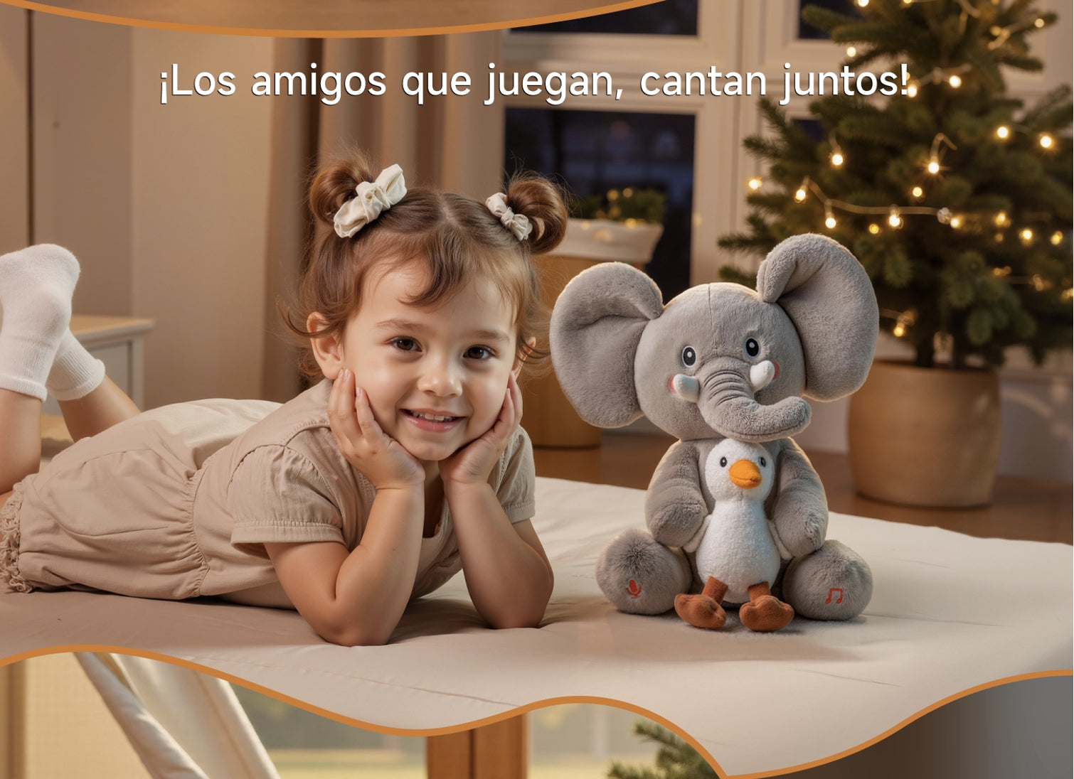 Peluche Elefante Interactivo Graba Canta y se Balancea TM389