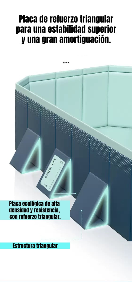 Piscina Estructural Plegable 400cm Niños Summer LuBabycas