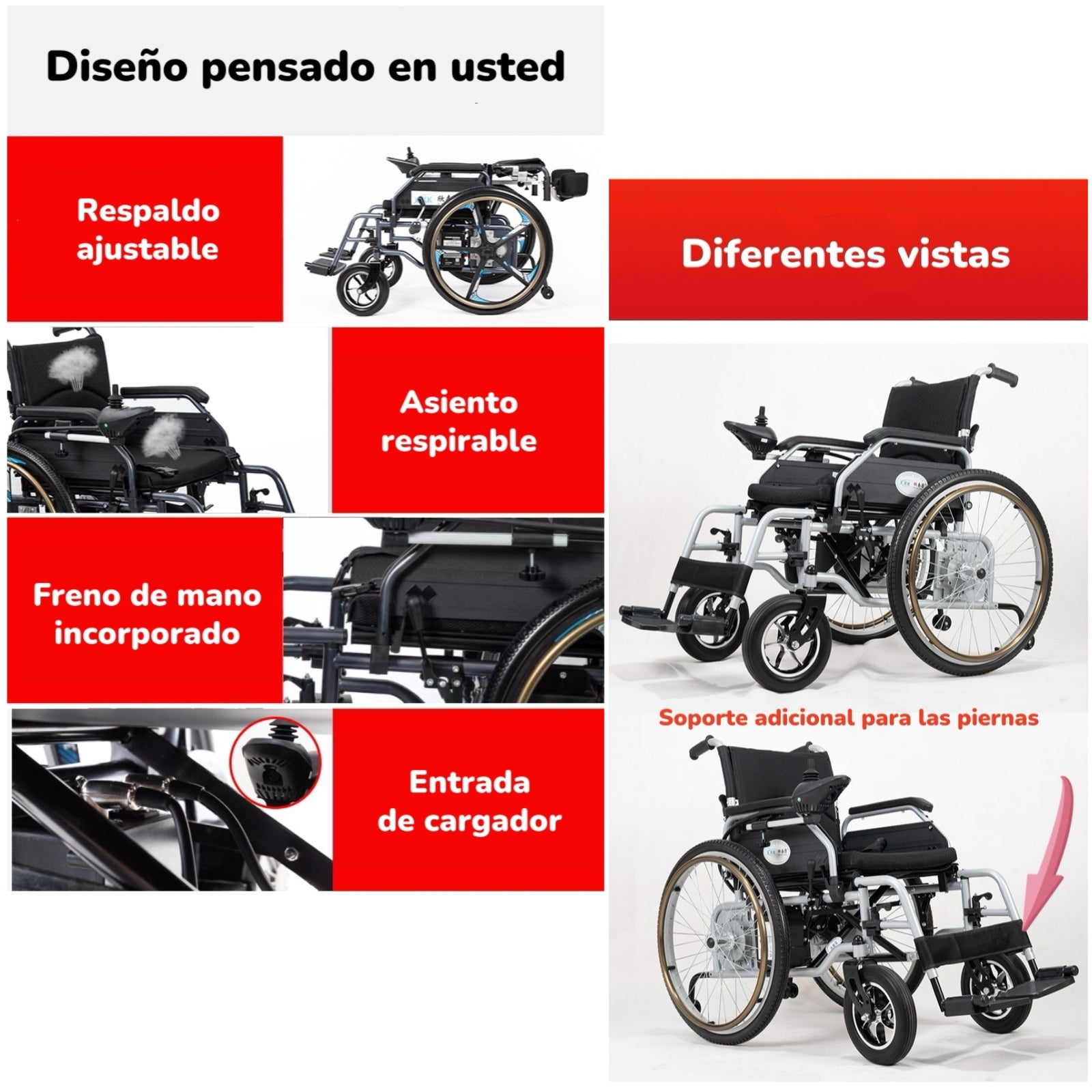 Silla De Ruedas Eléctrica Plegable Movix By LuBabycas