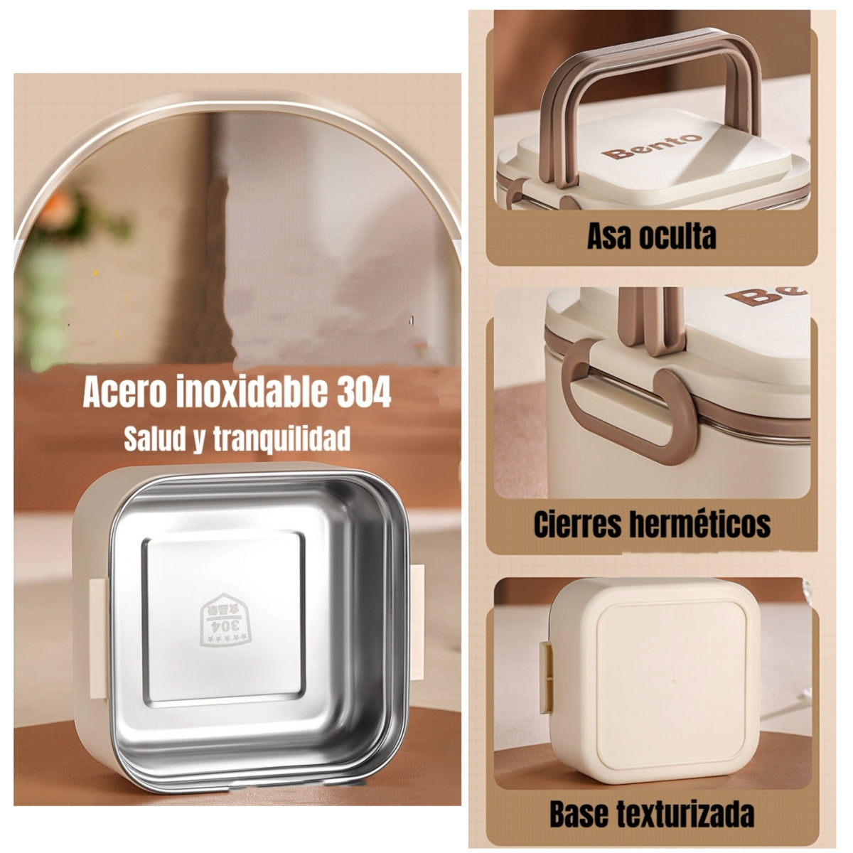Lonchera Fiambrera Calentadora Bolso Térmico Dinner