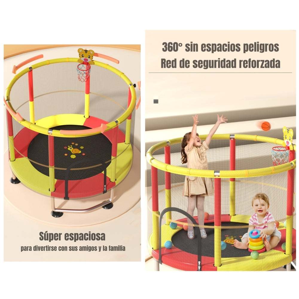 Cama Elástica Trampoline 150cm Más Juegos LuBabycas